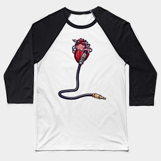 Techno Heart of Man Baseball T-Shirt